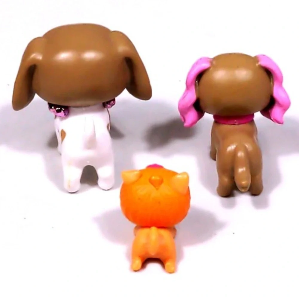 Barbie Chelsea Pets Dog Puppy Honey & L.O.L. Surprise Orange Cat Pet Lot Retired